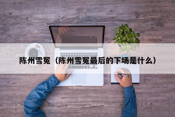 陈州雪冤（陈州雪冤最后的下场是什么）